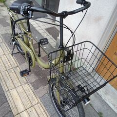 [Welby]Cipolla(チポラ)20吋 コンパクト自転車 外装6段/LEDオート/マットオリーブ