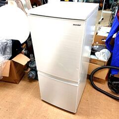 SHARP/シャープ 冷蔵庫 SJ-D14F-W 137L 2020年製 キッチン家電