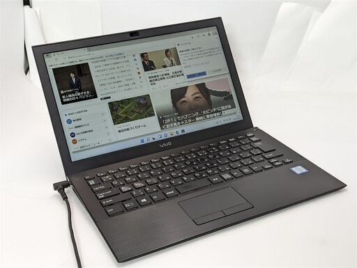 即決 高速SSD 13.3型 ノートパソコン Sony VAIO VJPB11C11N 中古 第6世代i5 8GB 無線 Wi-Fi Bluetooth webカメラ Windows11 Office済 保