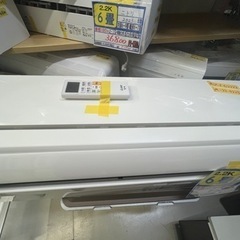 三菱／エアコン2.2k】【2022年製】【6畳用】【クリーニング済】【6 
