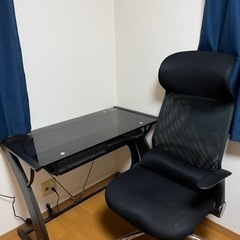 家具 オフィス用家具 パソコンデスク➕椅子セット