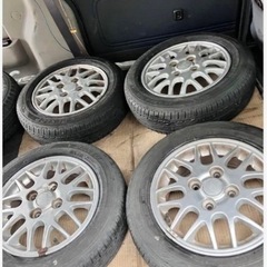 ダイハツ純正13インチアルミホイール　DUNLOP EC202 ...