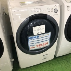 安心6ヶ月保証！ ドラム式洗濯乾燥機 SHARP ES-S7D-WL - 洗濯機 