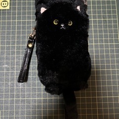 黒猫 ポーチ