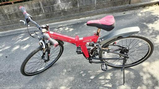 自転車 マウンテンバイク　折りたたみ　26インチ　整備済！