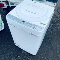 ♦️SHARP 全自動電気洗濯機  【2018年製 】ES-GE...