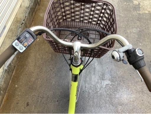 376  パナソニック最新機種電動アシスト自転車vivi24インチ　キミドリボディー 376 パナソニック最新機種電動アシスト自転車vivi24インチ キミドリ