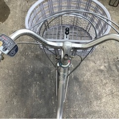 384  パナソニック電動アシスト自転車vivi24インチシルバーボディー 384 パナソニック電動アシスト自転車vivi24インチシルバーボディー