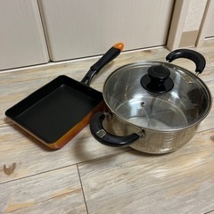 両手鍋 卵焼き器