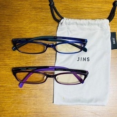 JINS  ブルーライトカットメガネ　2つ 