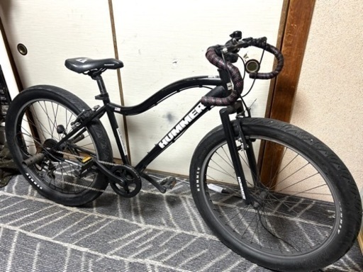 ファットバイク26インチHUMMER製SHIMANO7段変速
