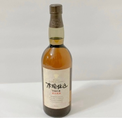 SUNTORY ピュアモルトウイスキー 木桶仕込 1981