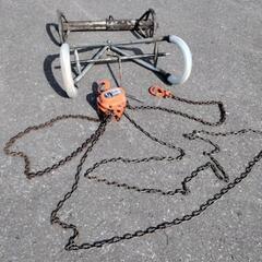 カウリフト＆チェーンブロックのセット