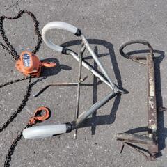 カウリフト＆チェーンブロックのセット