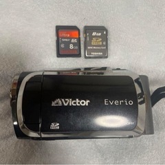Victor  Everio ビデオカメラ　SDカード付き