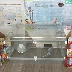 ハムスター飼育セット　グラスハーモニー450その他