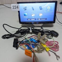 224 完動品　ケンウッド　MDV-L404 ワンセグ DVD