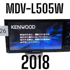 226 完動品　ケンウッド　MDV-L505W　bluetooth　フルセグ