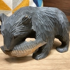 木彫り クマ 置物 木彫りの熊 熊 くま 彫刻 インテリア 北海...