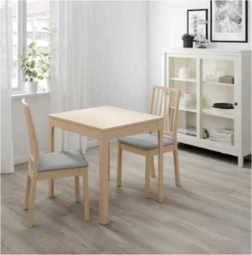 ダイニングセット　IKEA 伸長式テーブル