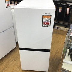 #D-11【ご来店頂ける方限定】Hisenseの2ドア冷凍冷蔵庫です