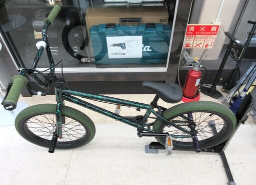 GT BMX/ 20インチ 変速なし グリーン カギなし 自転車【ユーズドユーズ名古屋天白店】JO0166