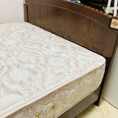 決まりました　【中古美品】家具 ベッド ダブルベッド