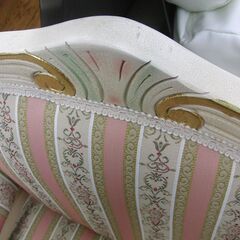 アンティーク調 テレフォンチェア デスク付き椅子 一人掛け 猫脚 チェア ベンチ 電話台 椅子 札幌 手稲