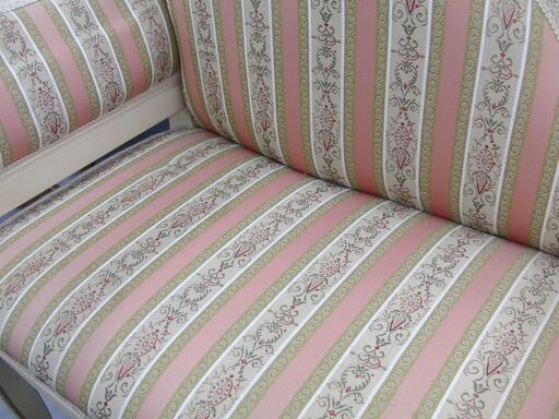 アンティーク調 テレフォンチェア デスク付き椅子 一人掛け 猫脚  