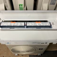 K05214　中古エアコン シャープ 2019年製 主に6畳用 冷房能力 2.2KW / 暖房能力 2.5KW