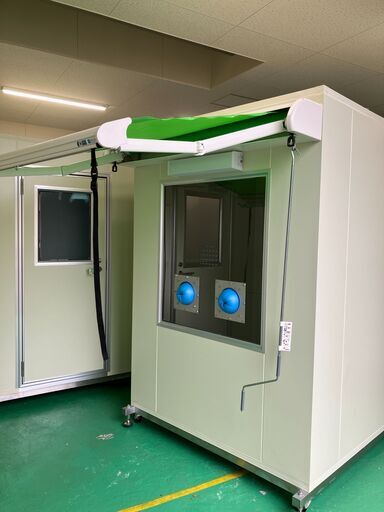 屋外設置もできるエアコン付きコンテナボックス（小）