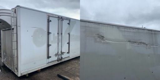 No.841 保冷バン 4t 車 アルミ 箱 バイク 倉庫 トラック コンテナ 米