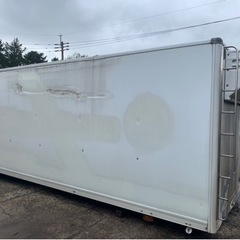 No.841 保冷バン 4t 車 アルミ 箱 バイク 倉庫 トラック コンテナ 米