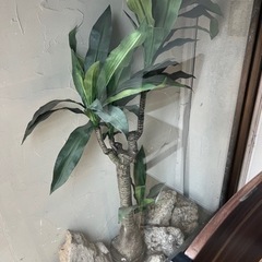 フェイクグリーン 観葉植物 2個セット 