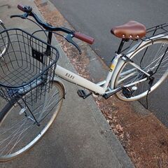 新品 自転車 カゴ付き チャリ 盛岡 岩手 27インチ