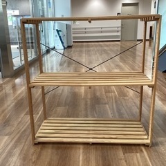 木製棚「町田市再生家具】　0406