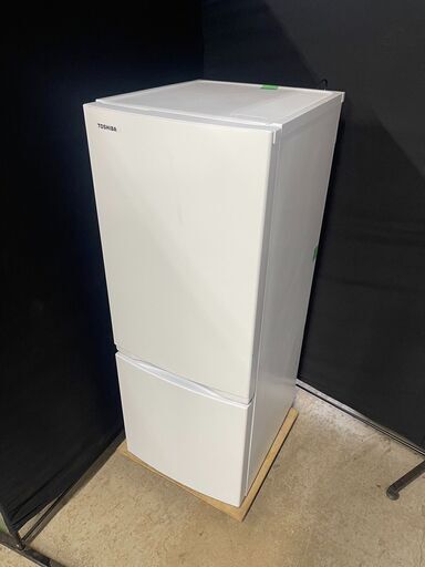 東芝 2ドア冷蔵庫 GR-U15BS(W) 2023年製 単身用 新生活