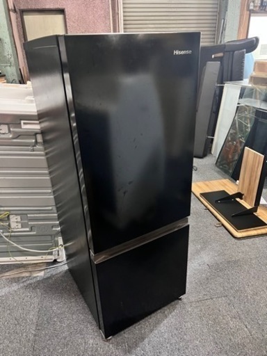 ハイセンス 冷蔵庫 162L 2022年製 ブラックHR-D15FB 2ドア