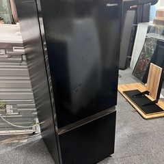 ハイセンス 冷蔵庫 162L 2022年製 ブラックHR-D15FB 2ドア