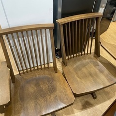 ひだかぐ 椅子2脚セット家具   0406-80