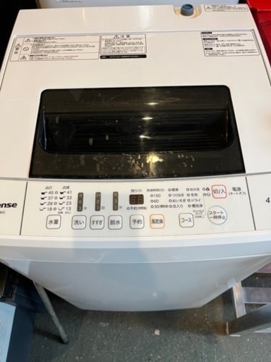 セール！　Hisense HW-T45C 全自動電気洗濯機　2019年製