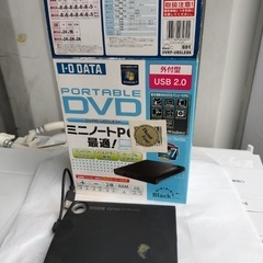 I-O DATA ミニノートPC対応 ポータブルDVDドライブ ...