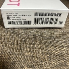 Redmi Note 10T アジュールブラック 64GB