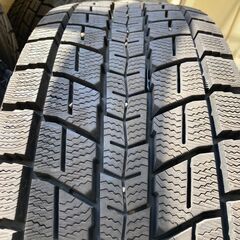 タイヤ ダンロップ WINTER MAXX SJ8 215/60R17 96Q 9.5分山 4本 スタッドレス ECO FORME 17×7J +45 5H ホイール付き