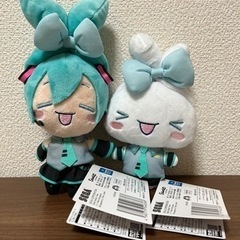 初音ミク　シナモロール　ミニぬいぐるみ