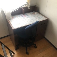 ニトリ　ロフトベッド　学習机　椅子