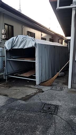 シートテント　物置　自転車置き場などに