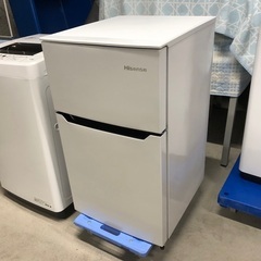 【美品】2019年製 ハイセンス冷凍冷蔵庫「HR-B95A」93L