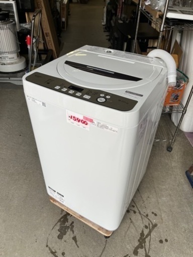 ☆激安!!☆ 6.0kg SHARP 全自動電機洗濯機 2020年 ES-GE6D 家電 生活家電 洗濯機
