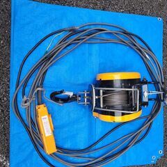 RYOBI　 小型 電動ウインチ WI-125 吊揚荷重130k...